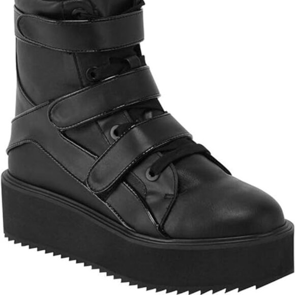 US11👽Killstar High Top Goth Sneakers - She's Out There -  Booties - Halloween - Picture 6 of 12